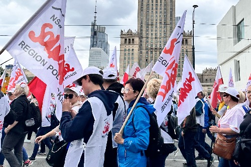 Protest rolników w Warszawie 10 maja 2024