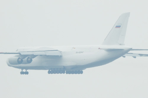 Antonov An-124-100 Ruslan / RA-82042 1 maja wylądował w Warszawie!