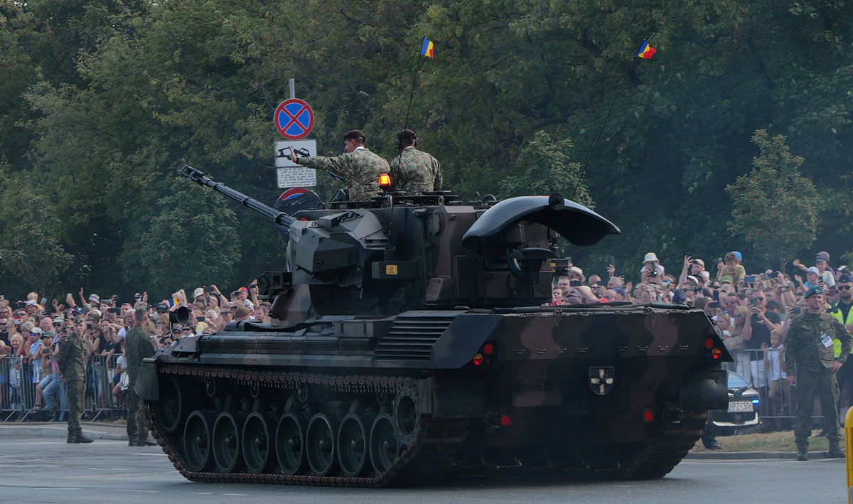 Defilada Wojskowa w Warszawie - Samobieżny lufowy zestaw przeciwlotniczy Gepard