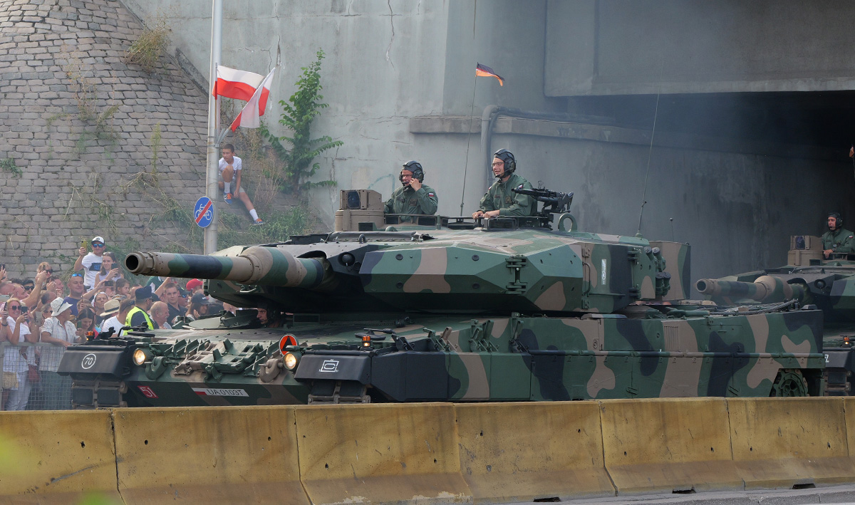 Defilada Wojskowa w Warszawie - Czołg Leopard 2PL