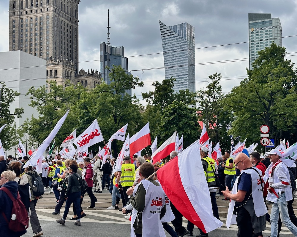 protest rolników w Warszawie 10 maj 2024